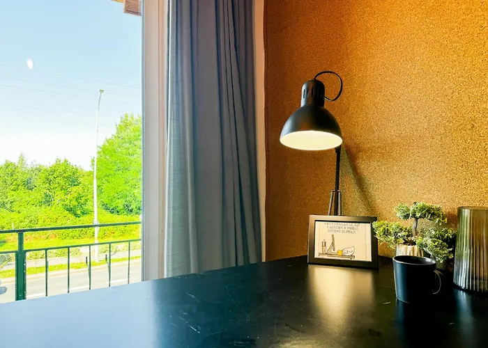 Modern 4bd, 2 Balcony, Family & Work Haven! Near Park & Bus Stop Breslavia